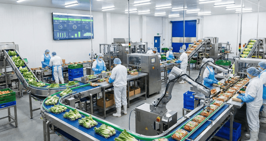Lebensmittelindustrie Produktion