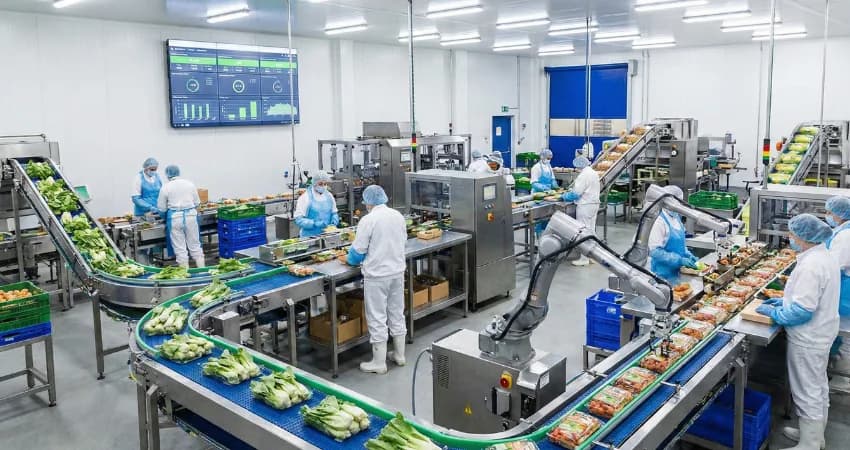 Lebensmittelindustrie Produktion